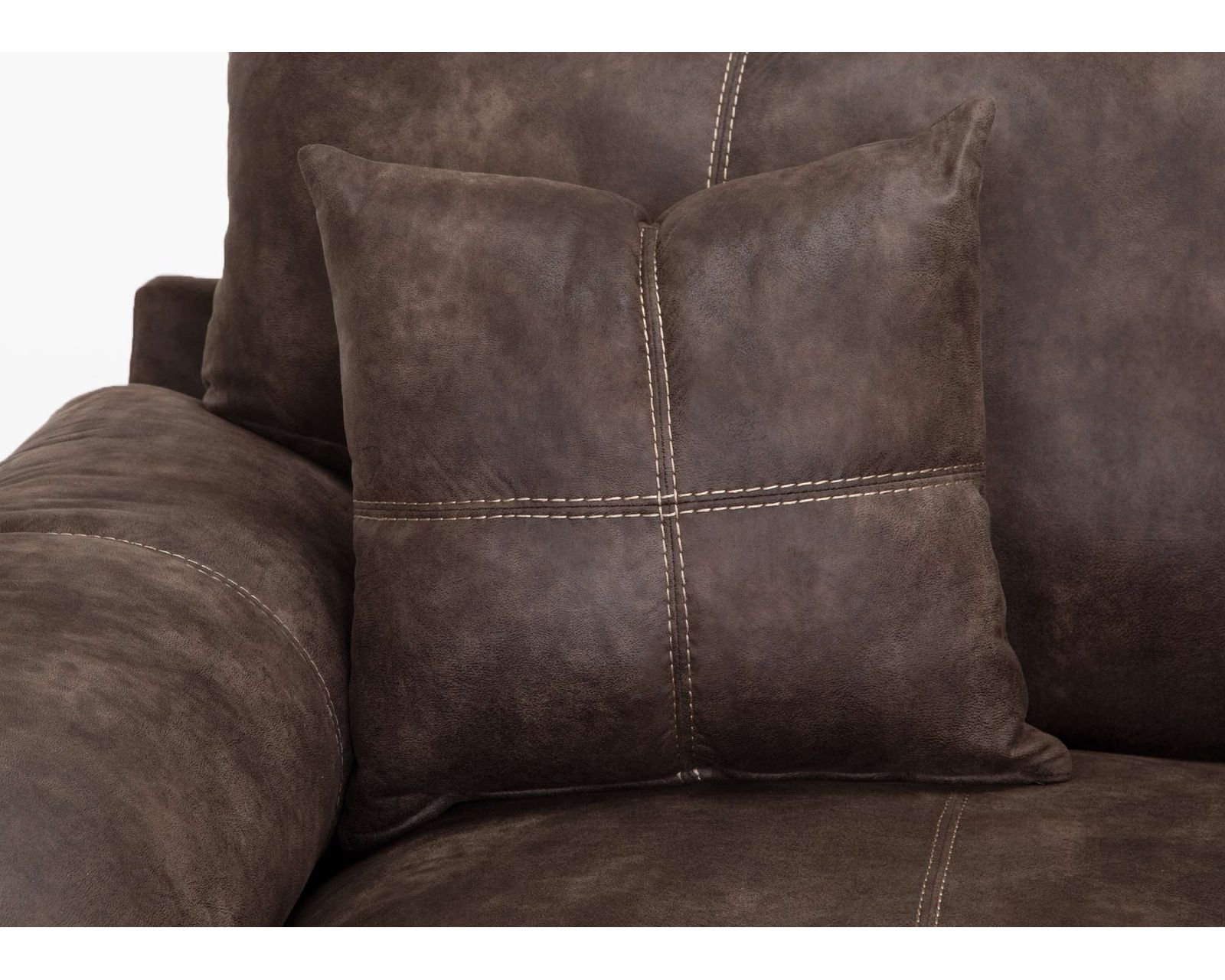 Teagan 840 Three Piece Sectional (Best-Selling Comfort. Leather-Like Style) - The Designer Look—Without the Designer Budget.