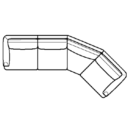 Layout E: Four Piece Sectional 142" x 72"