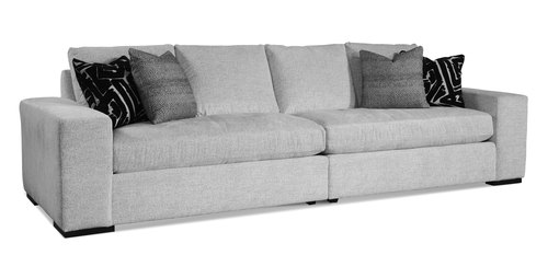 Layout A: Memphis Bench Seat 126" Sofa Sectional