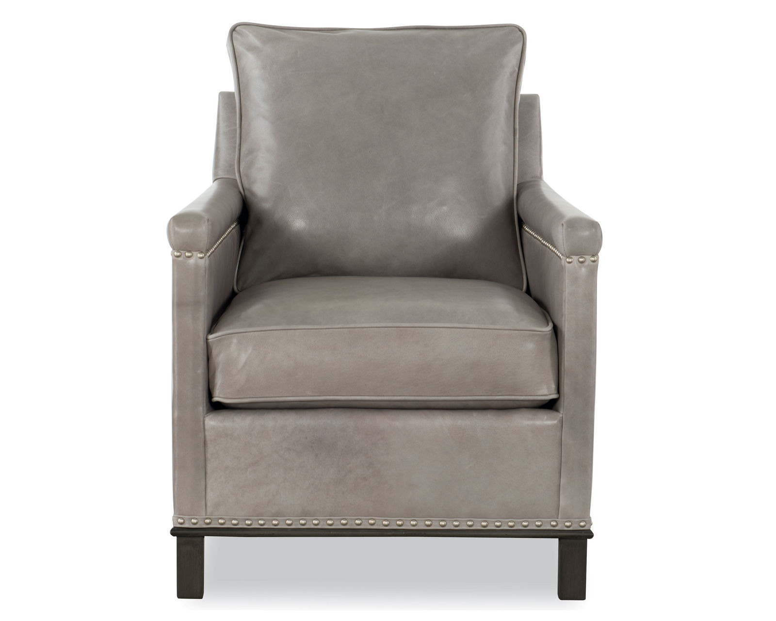 Gotham 75" - 80" Leather Nail Head Trim Sofa (+45 leathers) - Gotham Leather Chair