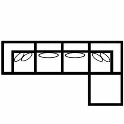 Layout L: Five Piece Sectional 161" x 88"
