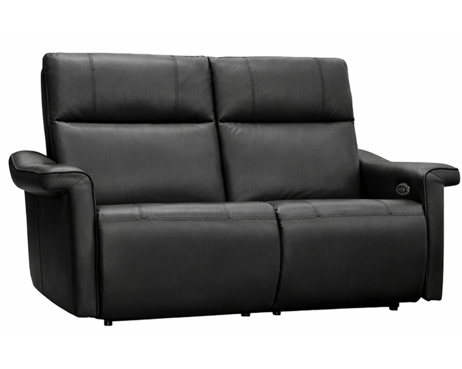 Finn Dual Power Reclining Sofa — Available in Standard & Wide Cushions, 140+ Leather Options, and 82", 85", or 114" Widths - Finn 62" Power Headrest Power Reclining Loveseat (2 cushions)