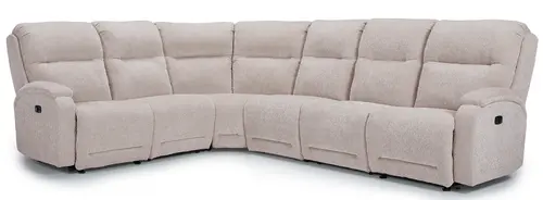 Layout E: Six Piece Reclining Sectional 101" x 125" or 125" x 101" (reversible) 2 recliners
