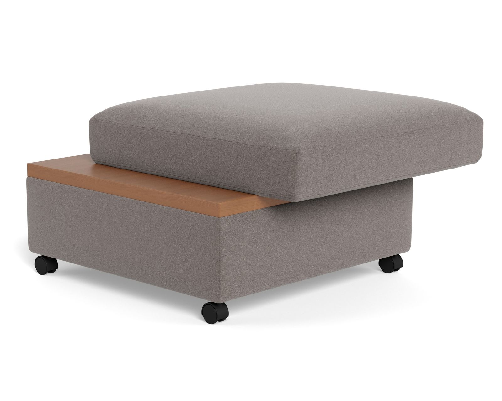 Lotus 44012 Reclining Sectional (+200 colors) - Lotus Swivel Top Ottoman