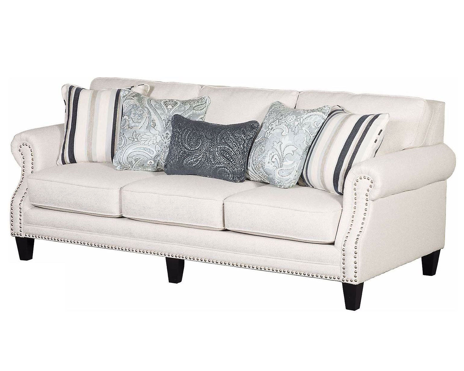 Sweater Bone 91" Sofa (Includes Pillows - Performance Fabric) - Sweater Bone 91" Sofa