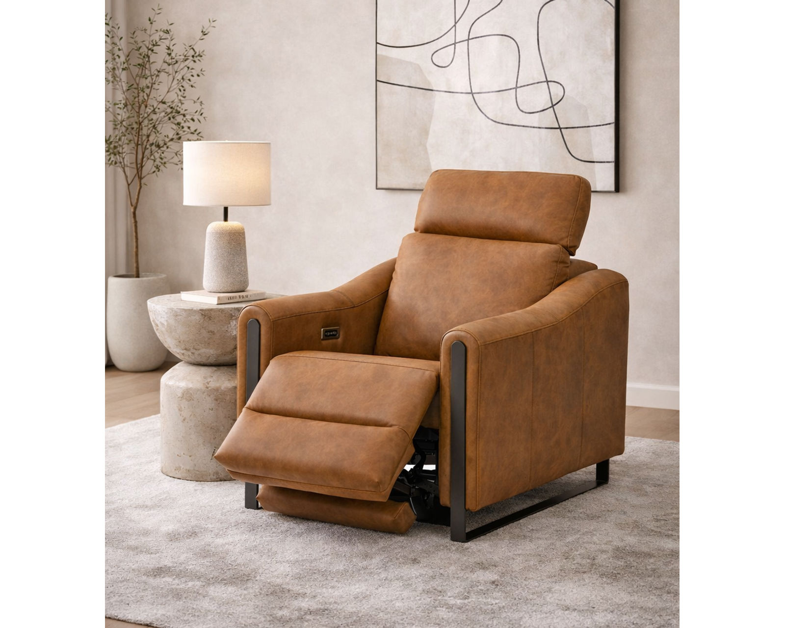 John Dual Power Reclining Sofa — Available in Standard & Wide Cushions, 140+ Leather Options, and 78", 82", or 110" Widths - Sit Better, Live Better—with Elran Quality