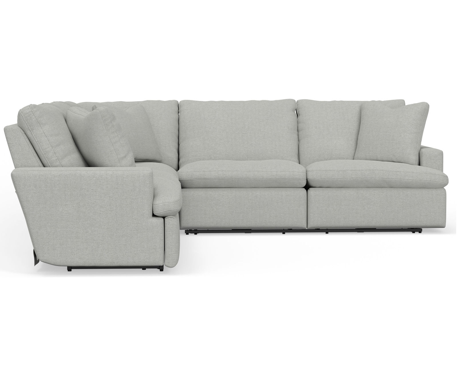 Stratus Power Reclining Sectional (3 power recliners) - Stratus Power Reclining Sectional