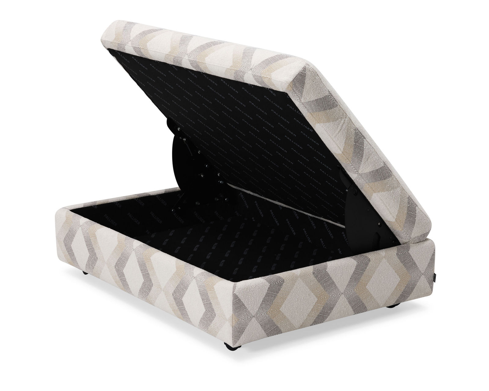 Madison 77658 Modern English Sectional (+60 fabrics) - Madison Storage Ottoman