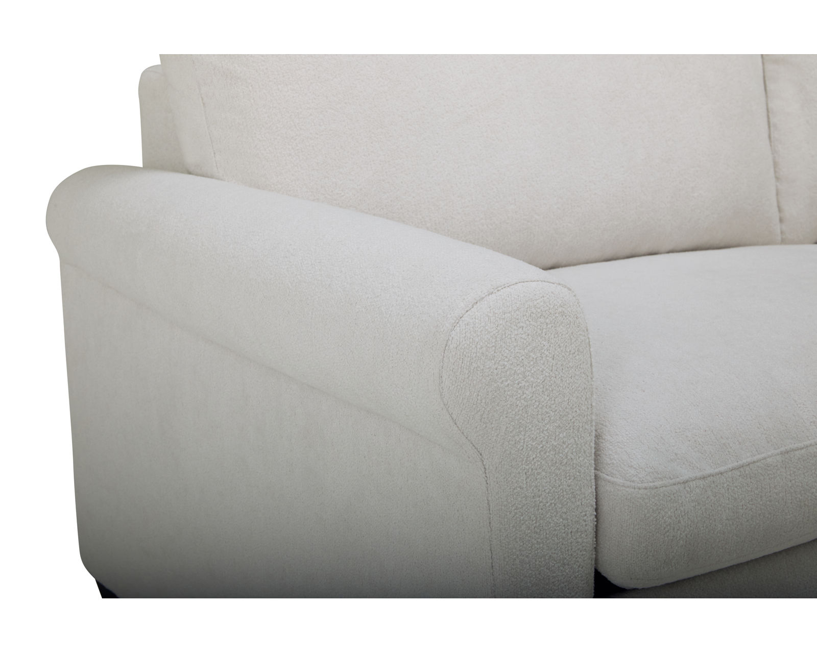Madison 77656 Roll Arm Sectional (+60 fabrics) - Rolled arm casual style