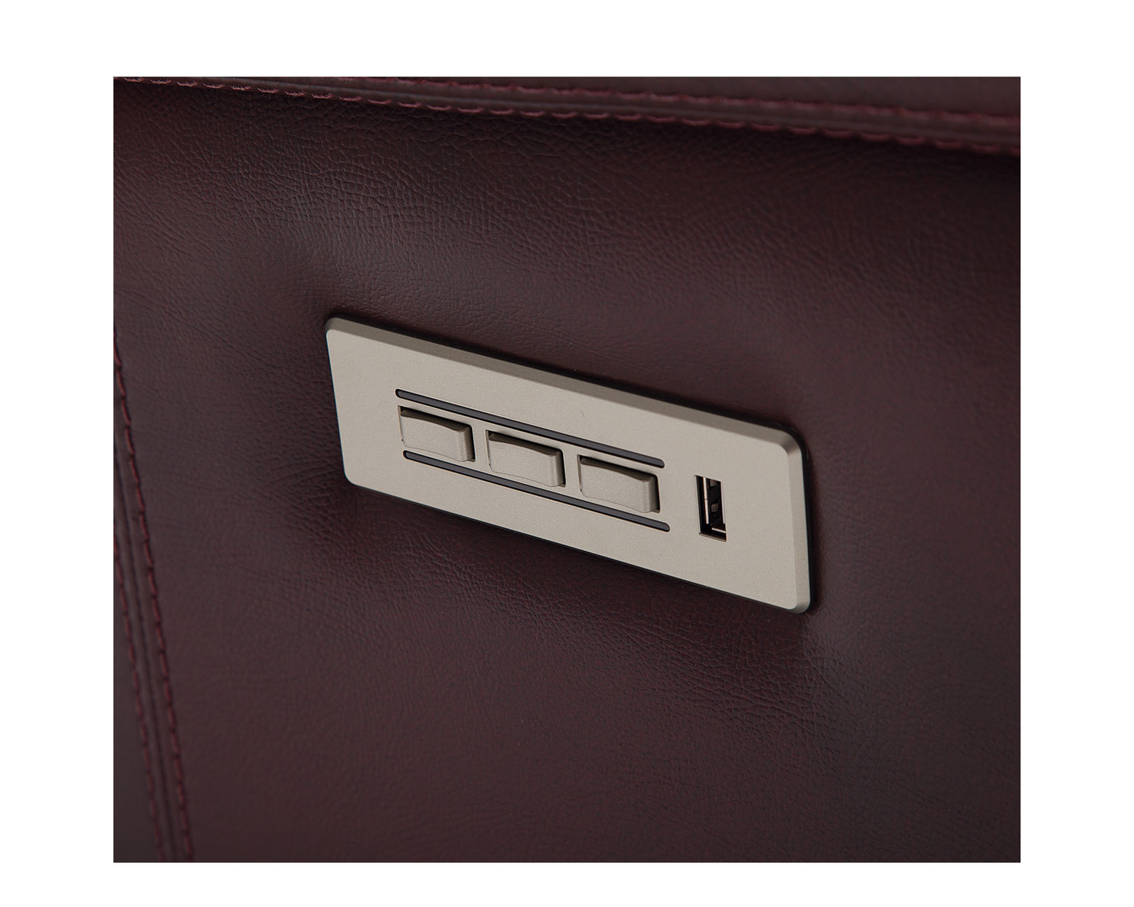 Asher 41065 Power Headrest WallHugger Power Recliner (Made to order) - Three Reclining buttons allow independent control over the power headrest, power recline and optional power headrest. Includes USB Charging Port