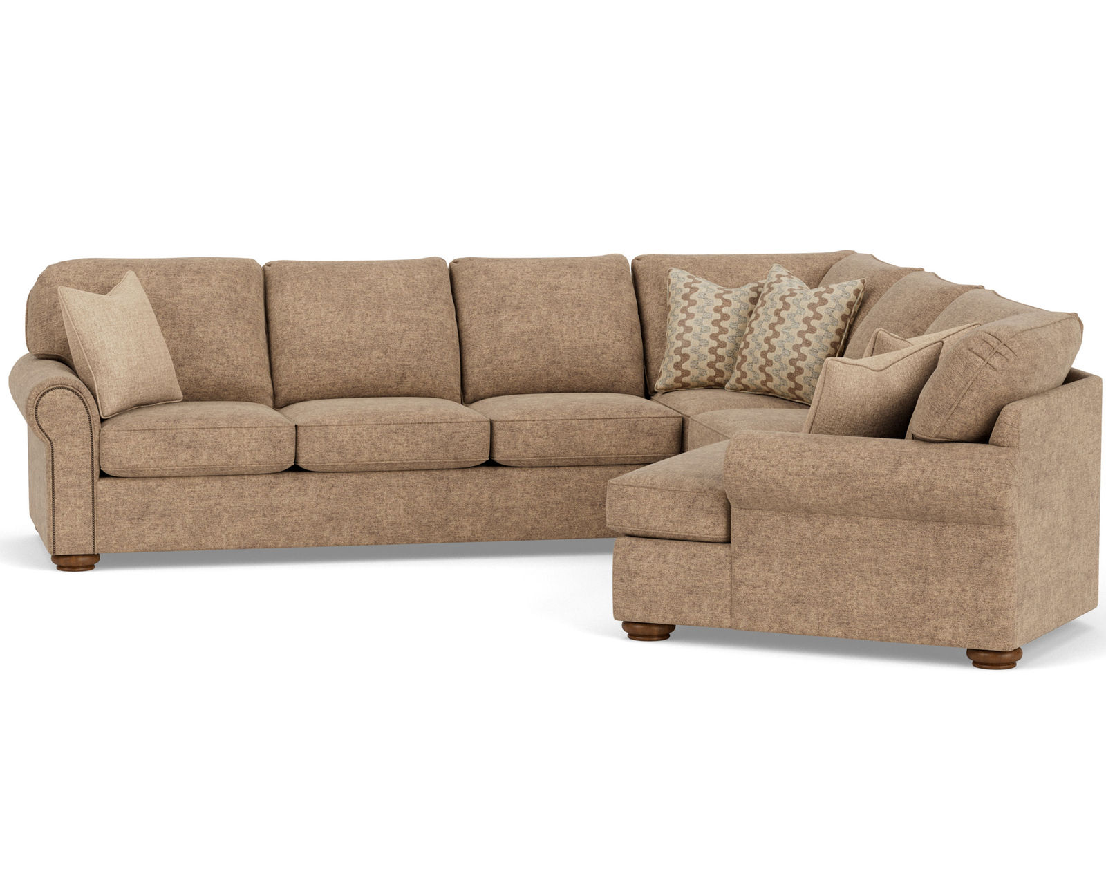 Preston 5536 Nailhead Sectional (100+ fabrics) 