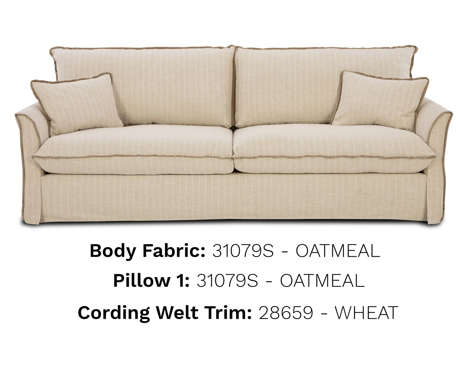 Erin & Ben Oxford 93" Sofa (+50 fabrics) - Oxford 93" Sofa