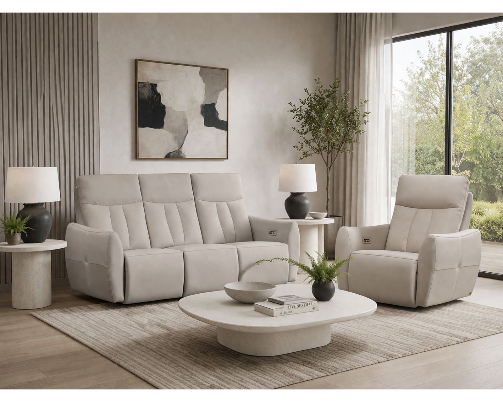Laurel 75" Reclining Sofa (+140 leathers) - Comfort You Can Feel. Quality You Can Trust.