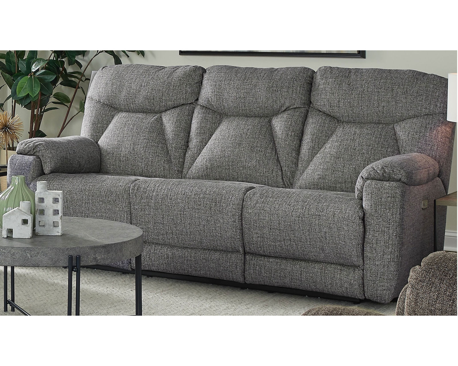 Conrad 88" Double Reclining Sofa (+100 fabrics and leathers)  - Conrad Double Reclining Sofa
