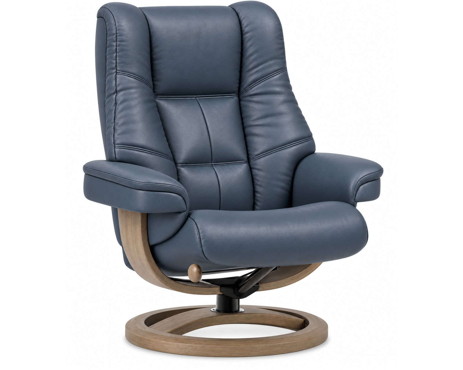 Nordic 63 Reclining Chair & Footstool Ash (IN STOCK) Plush Scandinavian Comfort. Made to Fit You - Quality You Can See. Comfort You Can Feel.