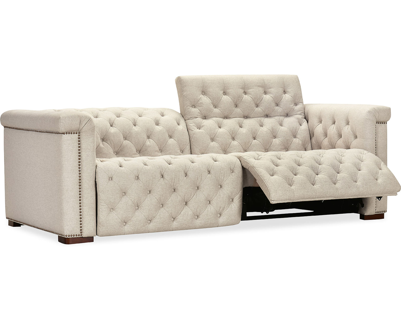 Savion Deux Two Cushion Power Headrest Power Reclining Sofa 144 (In stock)