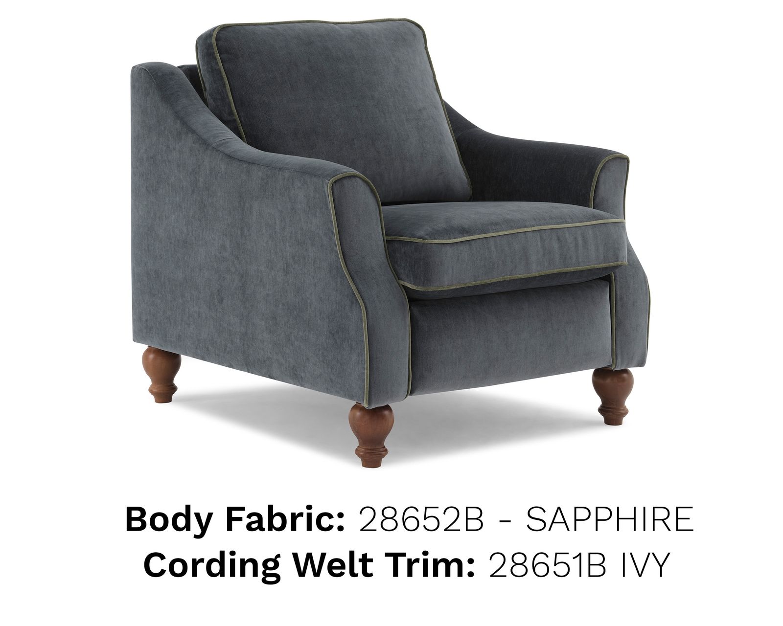 Erin & Ben Adeline 84" Incliner Sofa (+50 fabrics) - Adeline Incliner Chair