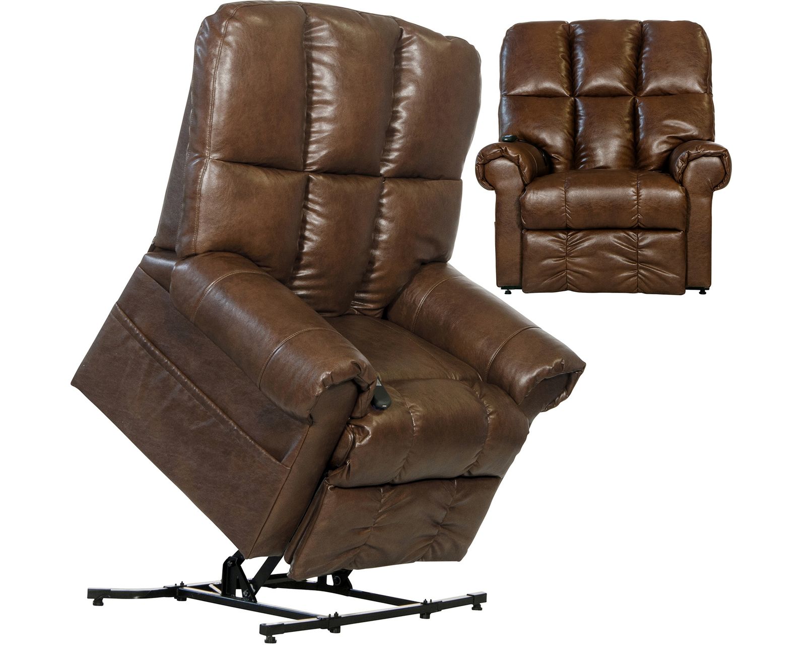 Stallworth Big Man’s Heavy-Duty Power Lift Full Lay-Out Chaise Recliner 450 Pounds Rated (two colors)