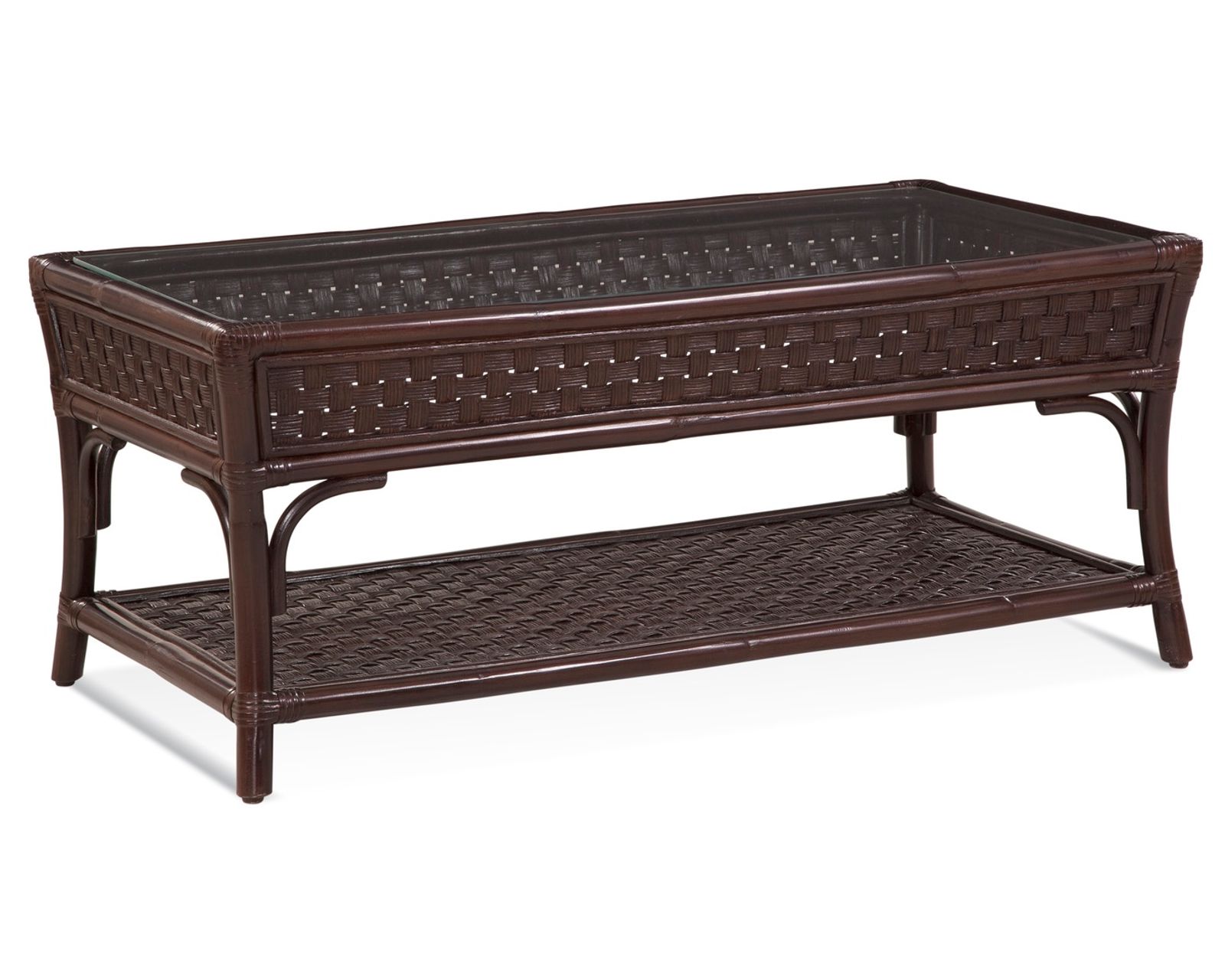 Boca 78" Rattan Sofa Grey (+28 finishes +69 fabrics) - Boca Rattan Coffee Table