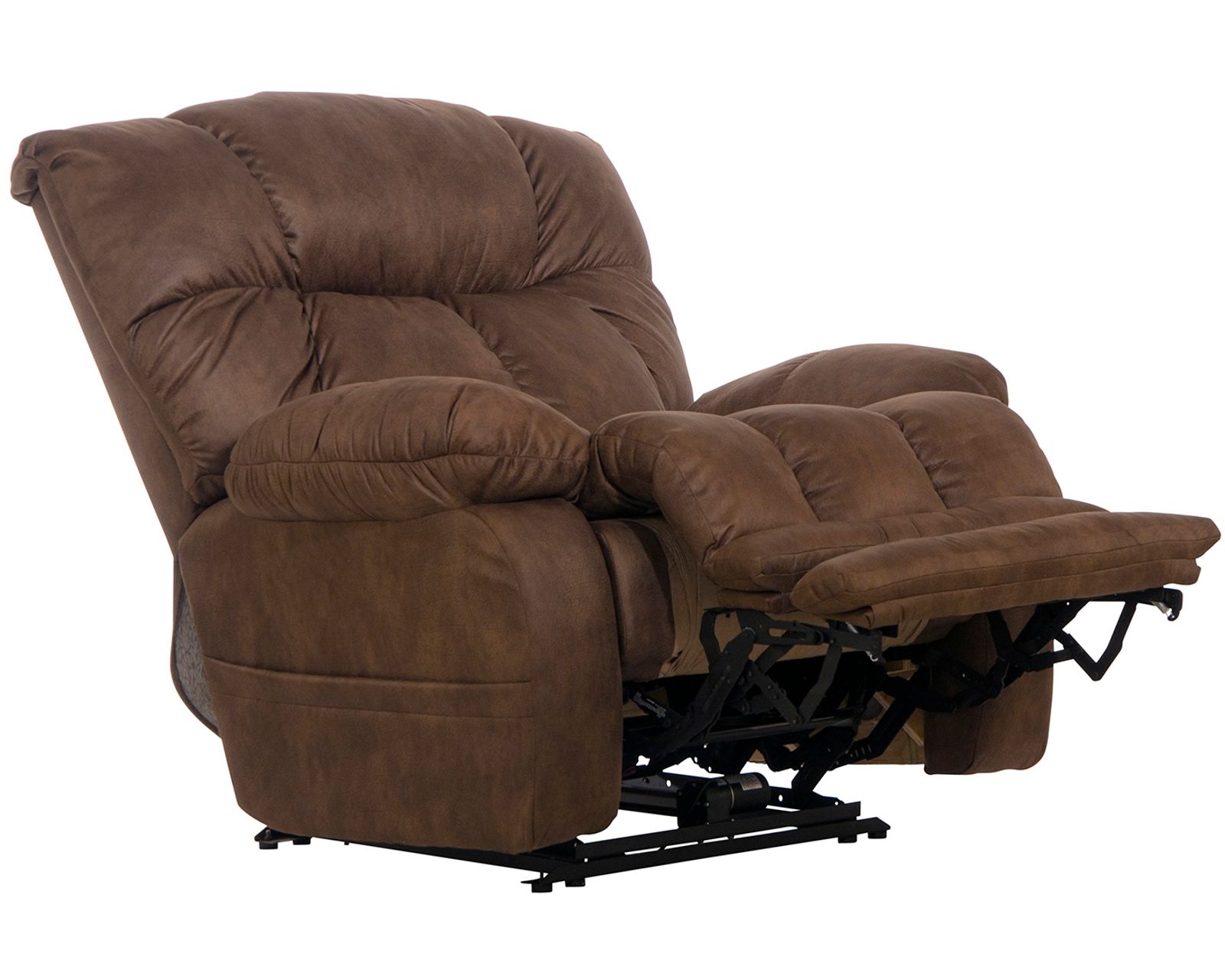 Dawkins Big Man's Lay Flat Power Recliner with Extended Ottoman Big and Tall Comfort (RATED 400 LBS.) 2 colors - Exceptional Comfort Starts Here.