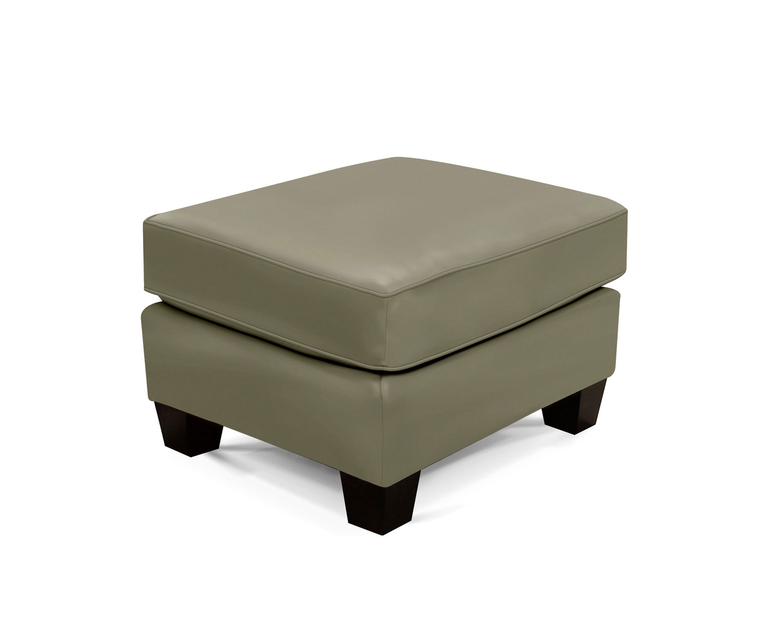 Salem 88" Leather Sofa (+29 Leathers) - Salem 23" x 27" Leather Ottoman