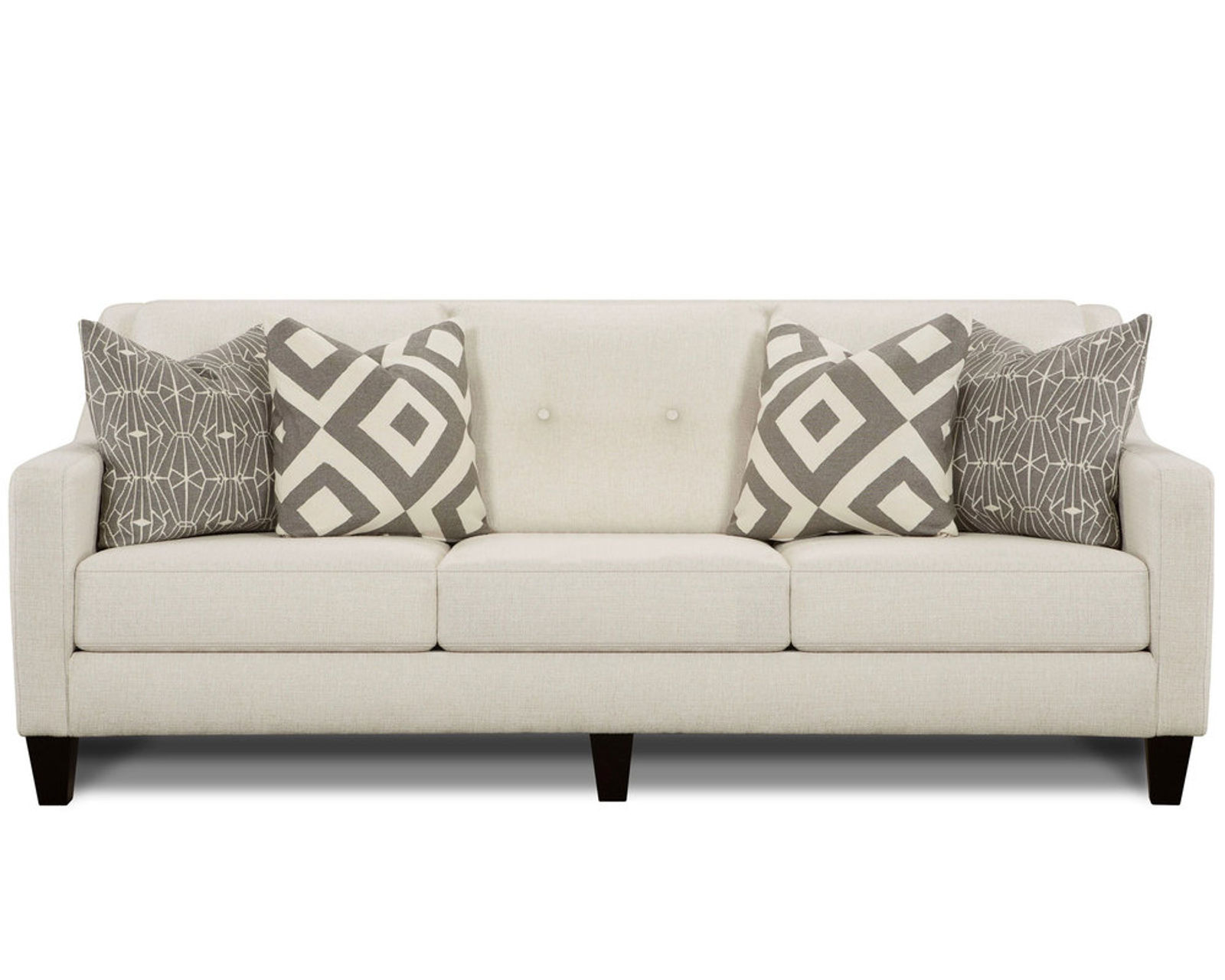 Sugarshack Glacier 4 Piece Living Room (Includes sofa, 2 chairs and ottoman) - Includes Sugarshack Glacier 86" Sofa