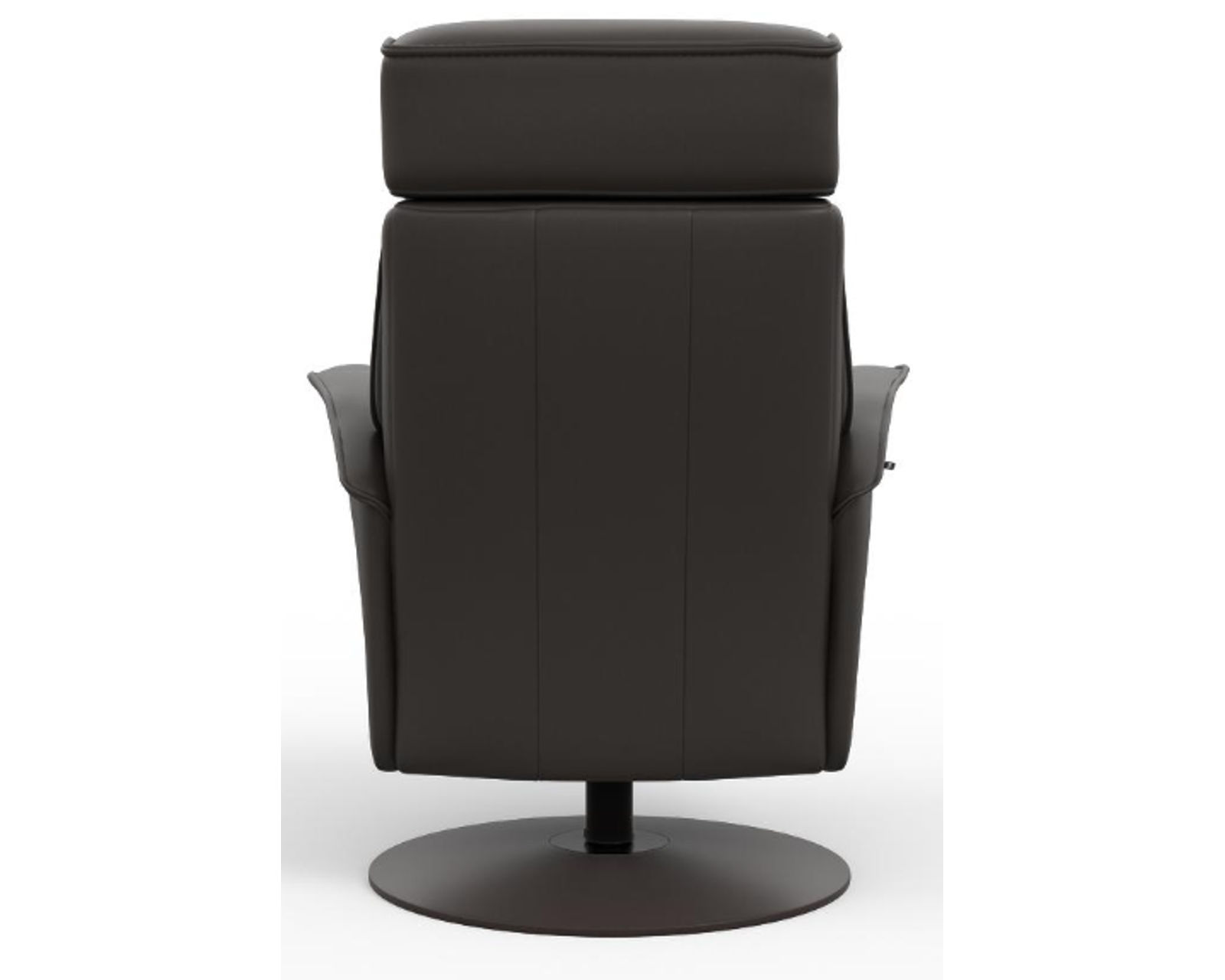 Bo Cordless Dual Power Leather Recliner Slate (2 Sizes) In stock - Fast shipping - Cordless - built in battery pack - no wall outlet required