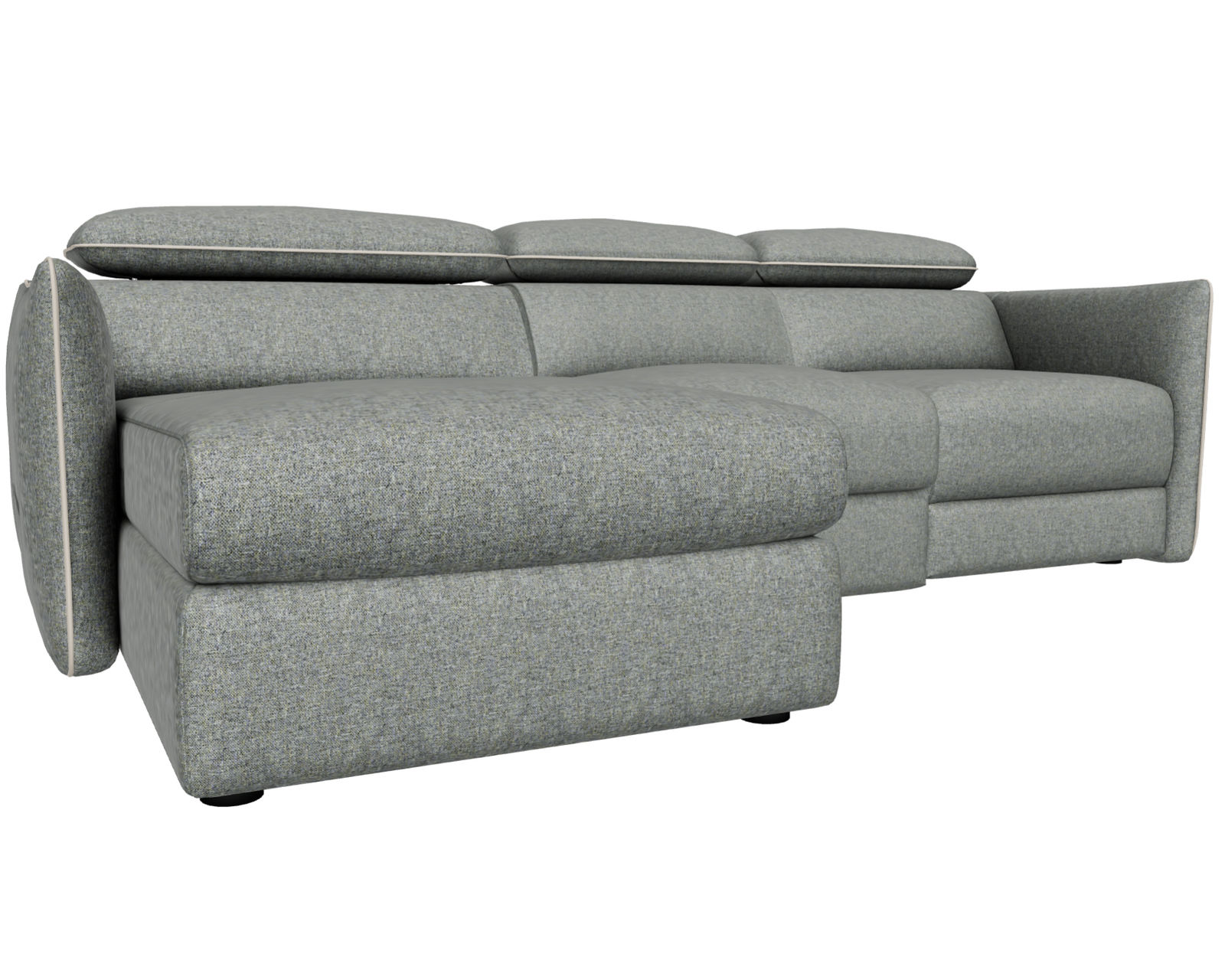 Meraviglia 108" Storage Chaise Sofa (+50 fabrics) - Layout B: Meraviglia 108" Storage Chaise Sofa. 67" x 108" 