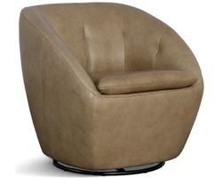 Wade 1855-80 Leather Swivel Chair (6 colors) In stock