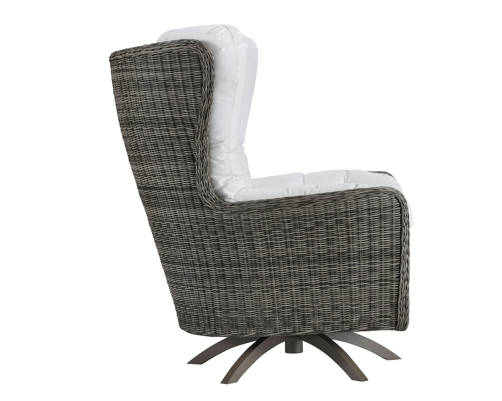 Cocoon High Back Swivel Chair and Ottoman - Made to order fabrics - Cocoon High Back Swivel Lounge Chair