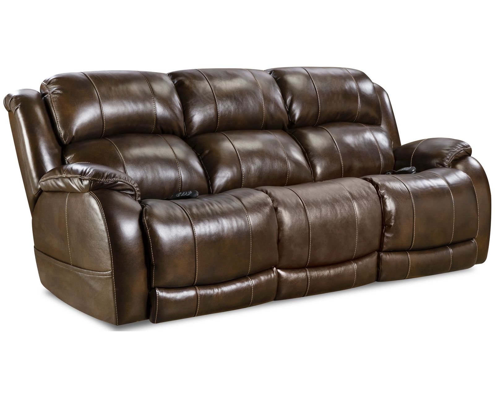 Montana 91" Triple Power Reclining Leather Sofa (In stock)