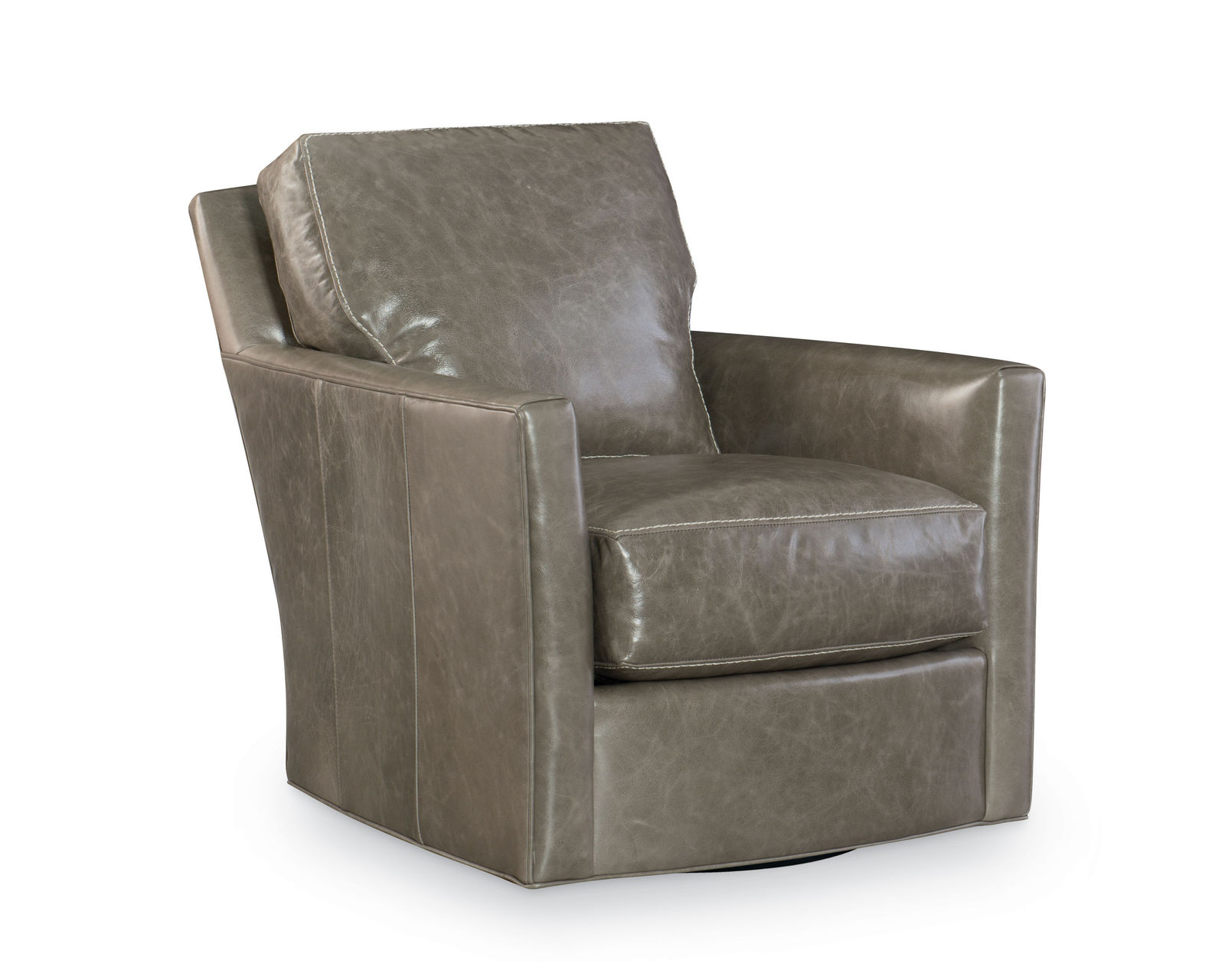 Murphey 82" or 92" Leather Sofa (+45 leathers) - Murphey Leather Swivel Chair