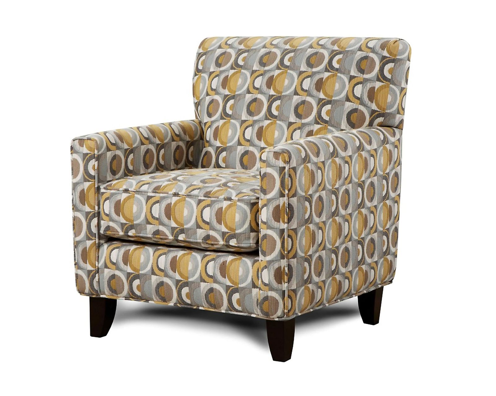 Dillist Mica 86" Sofa 8210KP (includes pillows) - Macon Galaxy Accent Chair 