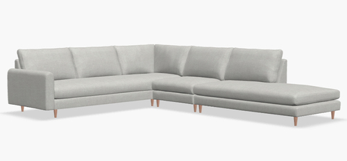 Layout C: Three Piece Sectional 103" x 128"