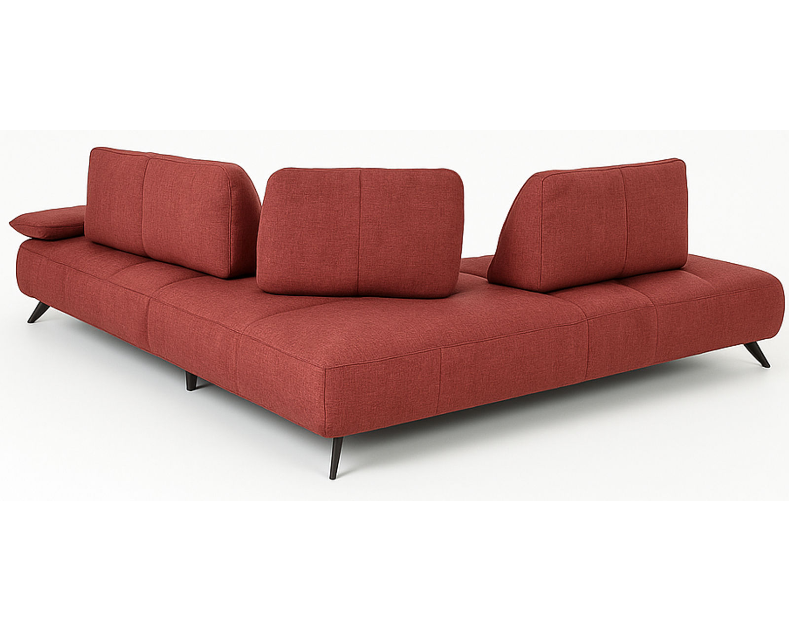 Valencia C312 Stationary Sectional (+45 fabrics) - Rear View