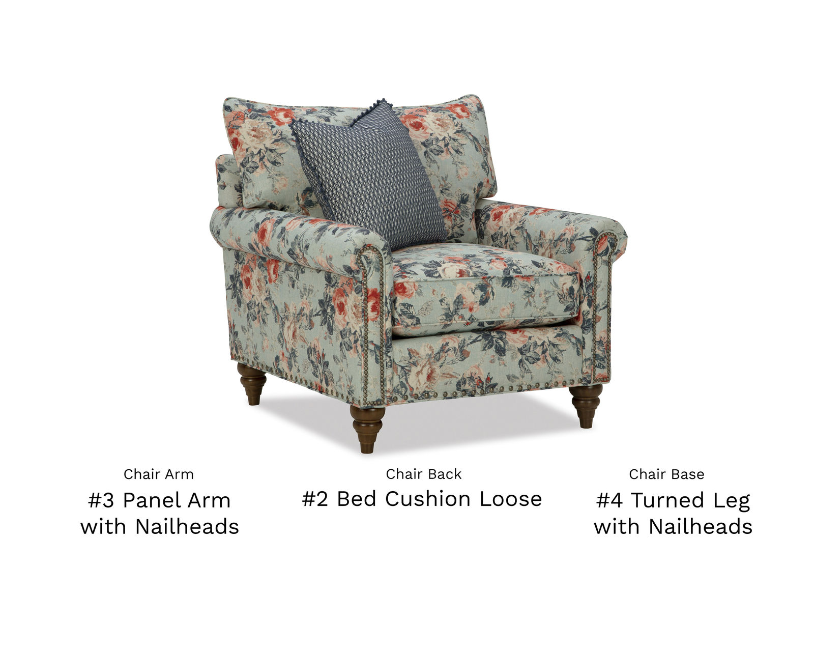 Paula Deen 625 Your Way Chair (+100 High Performance Fabrics) - Have it your way - custom order this chair