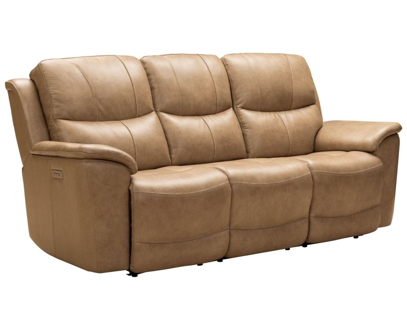 Kaden Leather Power Headrest - Power Lumbar - Power Recliner (Taupe) In stock - Kaden Leather Power Headrest - Power Lumbar - Power Reclining Sofa