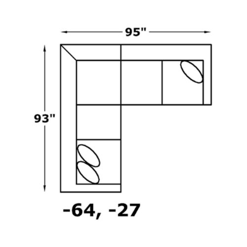 Layout A: 93" x 95"
