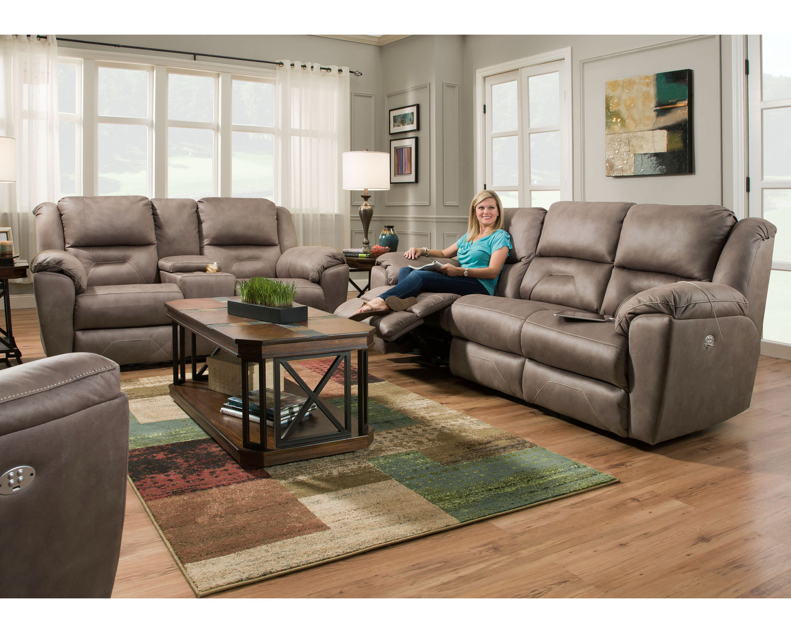Pandora 751 Reclining Sofa (92") +150 fabrics and leathers