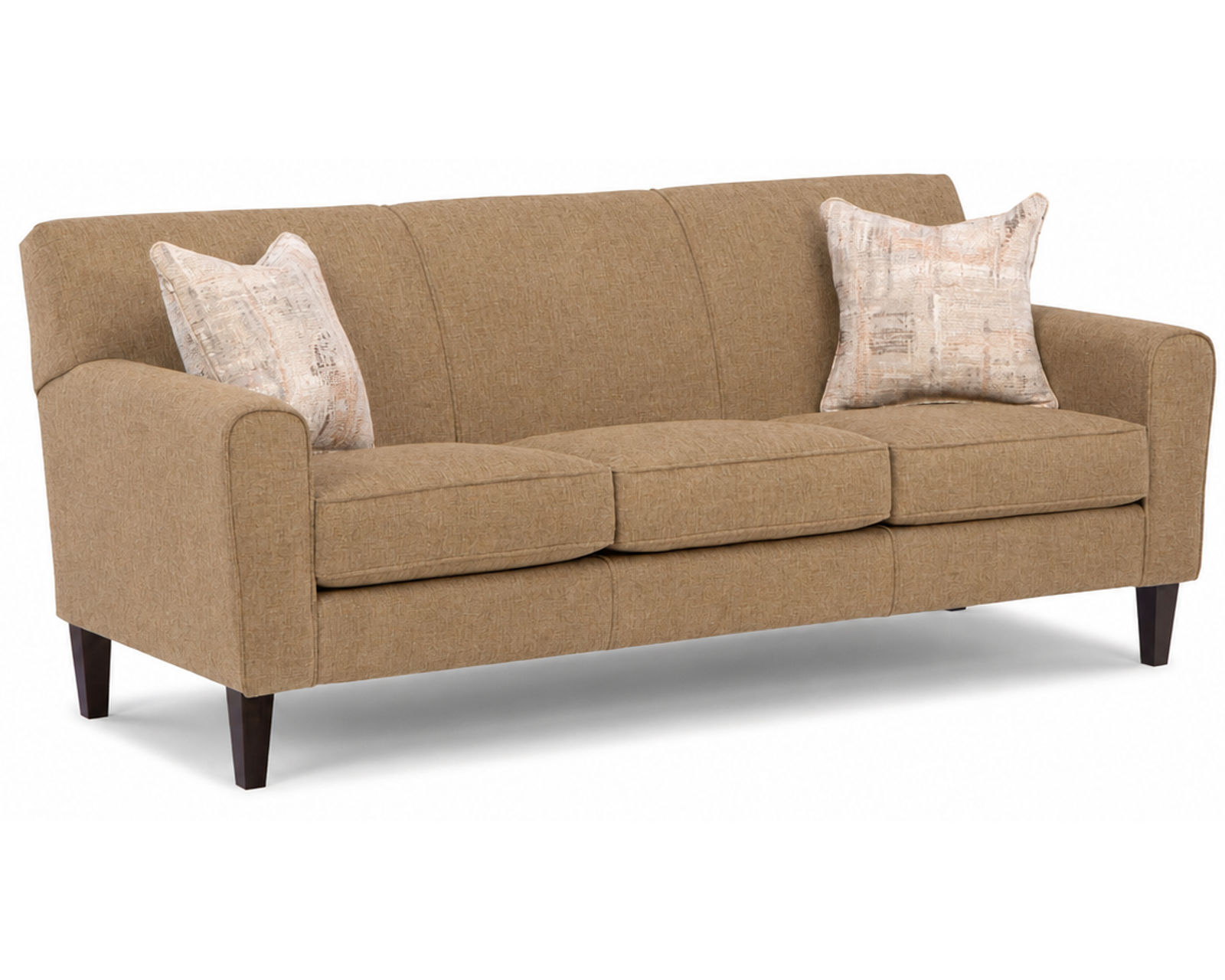 Maisie 83" Sofa (+100 fabrics) 3 wood finishes - Confidence in Every Cushion. Quality in Every Detail.