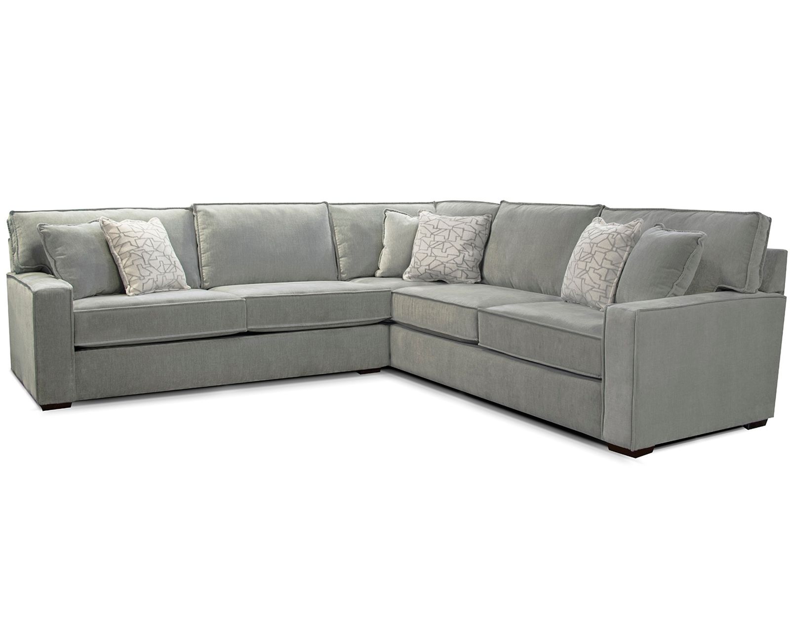 Lyndon Stationary Sectional (+ 100 Standard and Performance Fabrics) - Layout C: Three Piece Sectional 122" x 122"