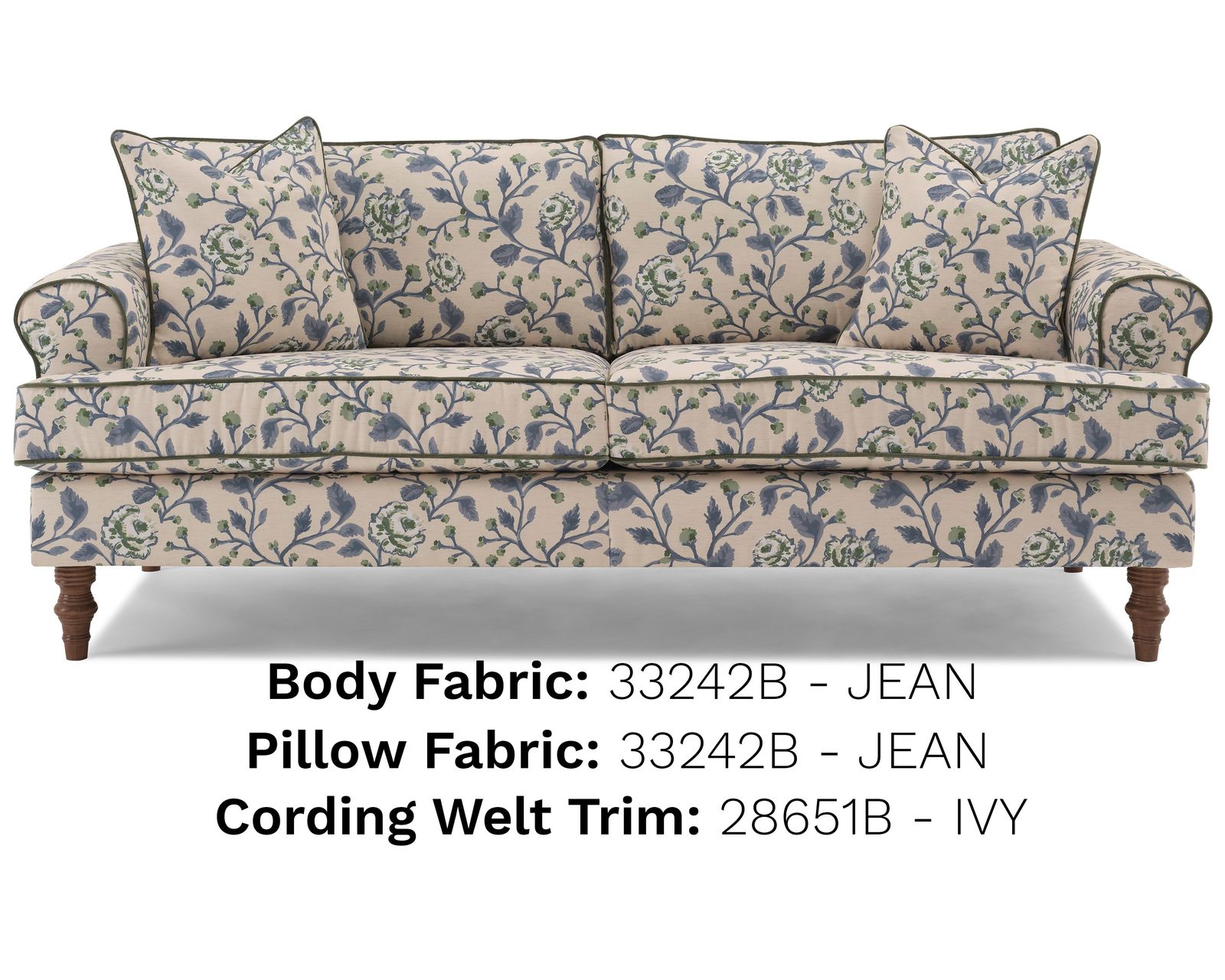 Erin & Ben Faulkner 86" Sofa ( +50 fabrics)  - Faulkner 86" Sofa