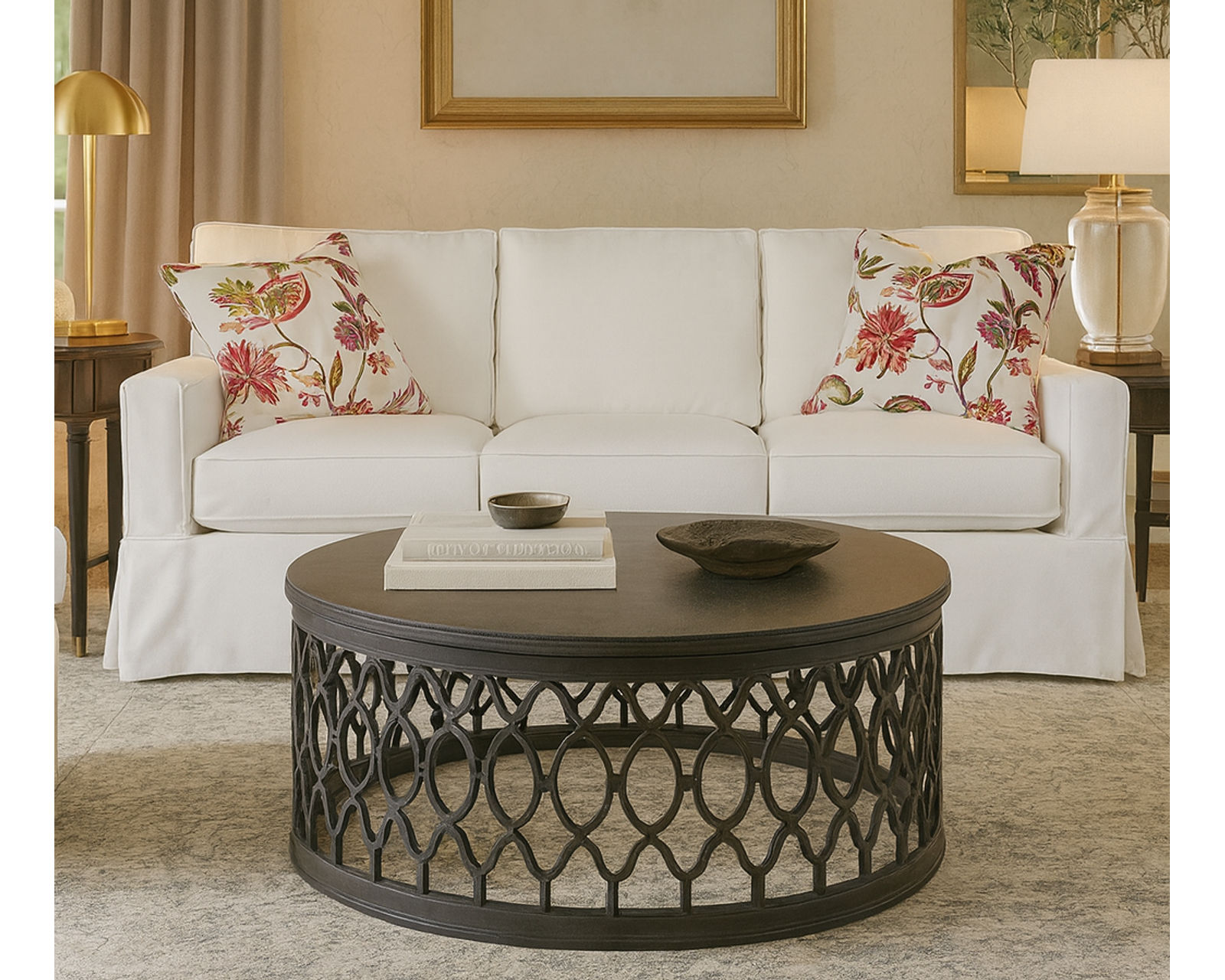 Gramercy Park Slipcover Sofa (74" - 81" - 92") +69 fabrics - Gramercy Park Slipcover 81" Sofa (Two cushions)