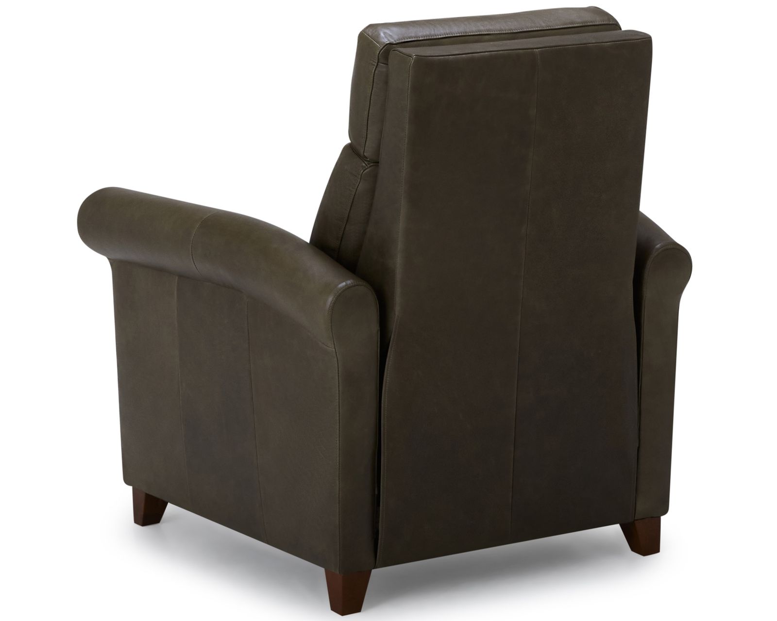 Soren 77170 Rolled Arm Sofa (87") +100 leathers - Soren Pressback Recliner