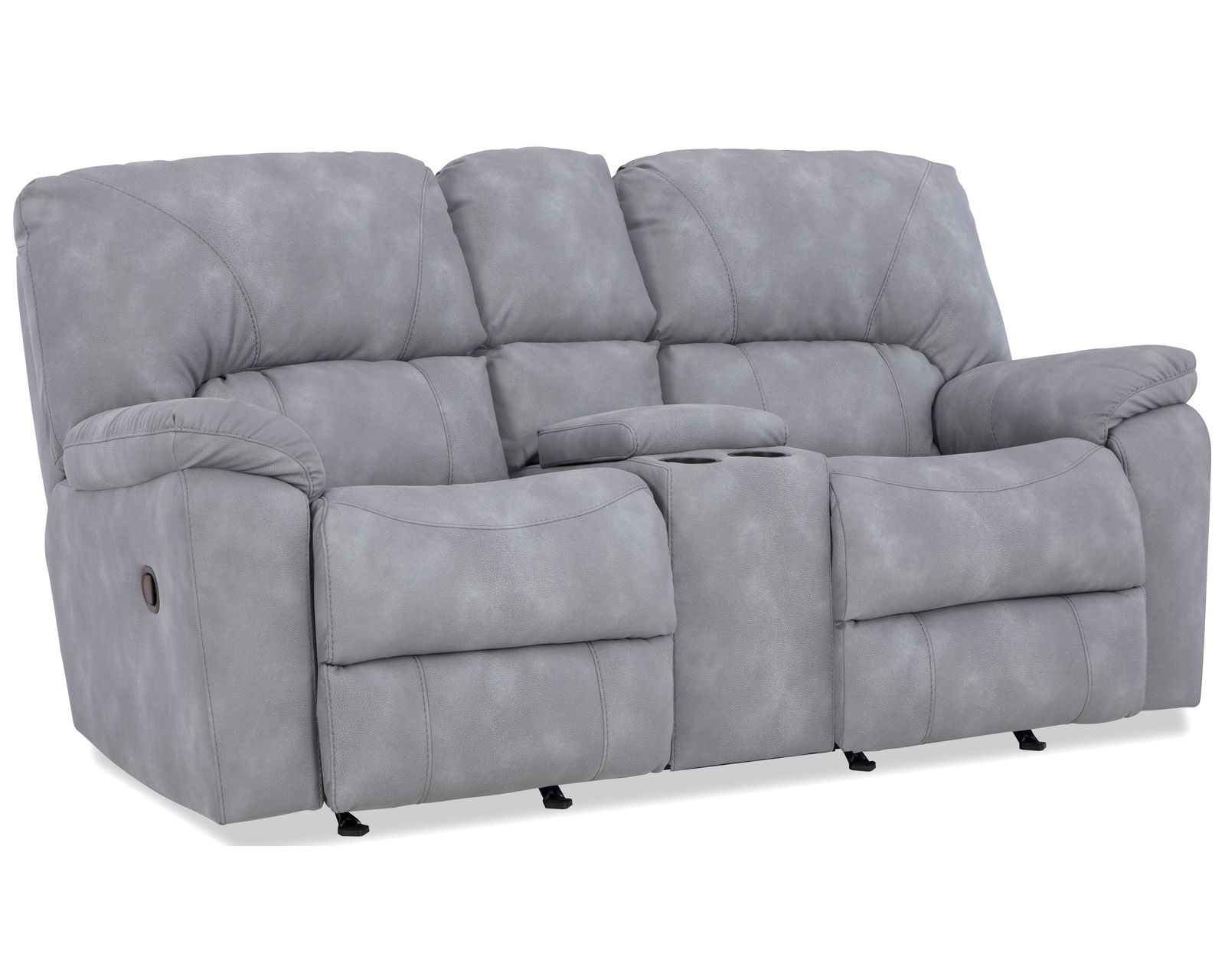 Rhino 81" Rocking Reclining Console Loveseat (In stock)