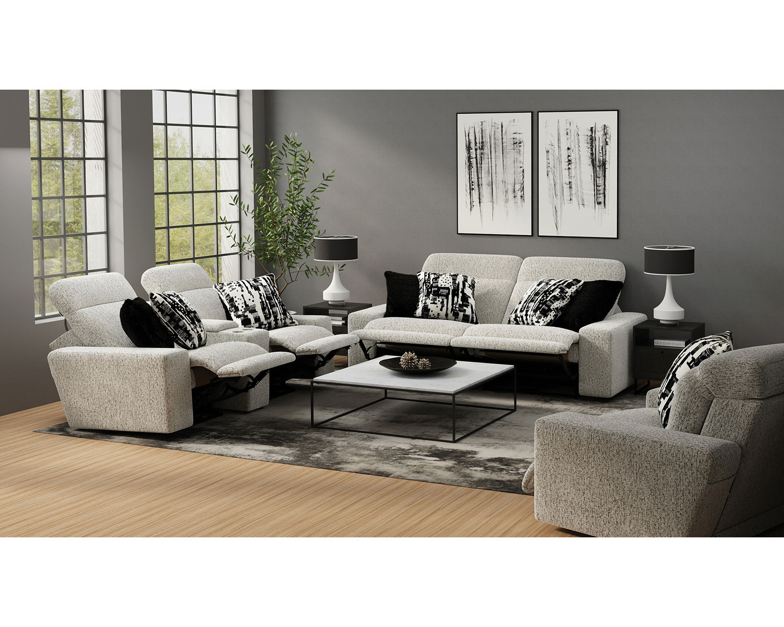 Darby 93" Wide Seat Power Reclining Sofa with Power Euro Headrests (2 colors) - The Perfect Seat After Every Long Day.