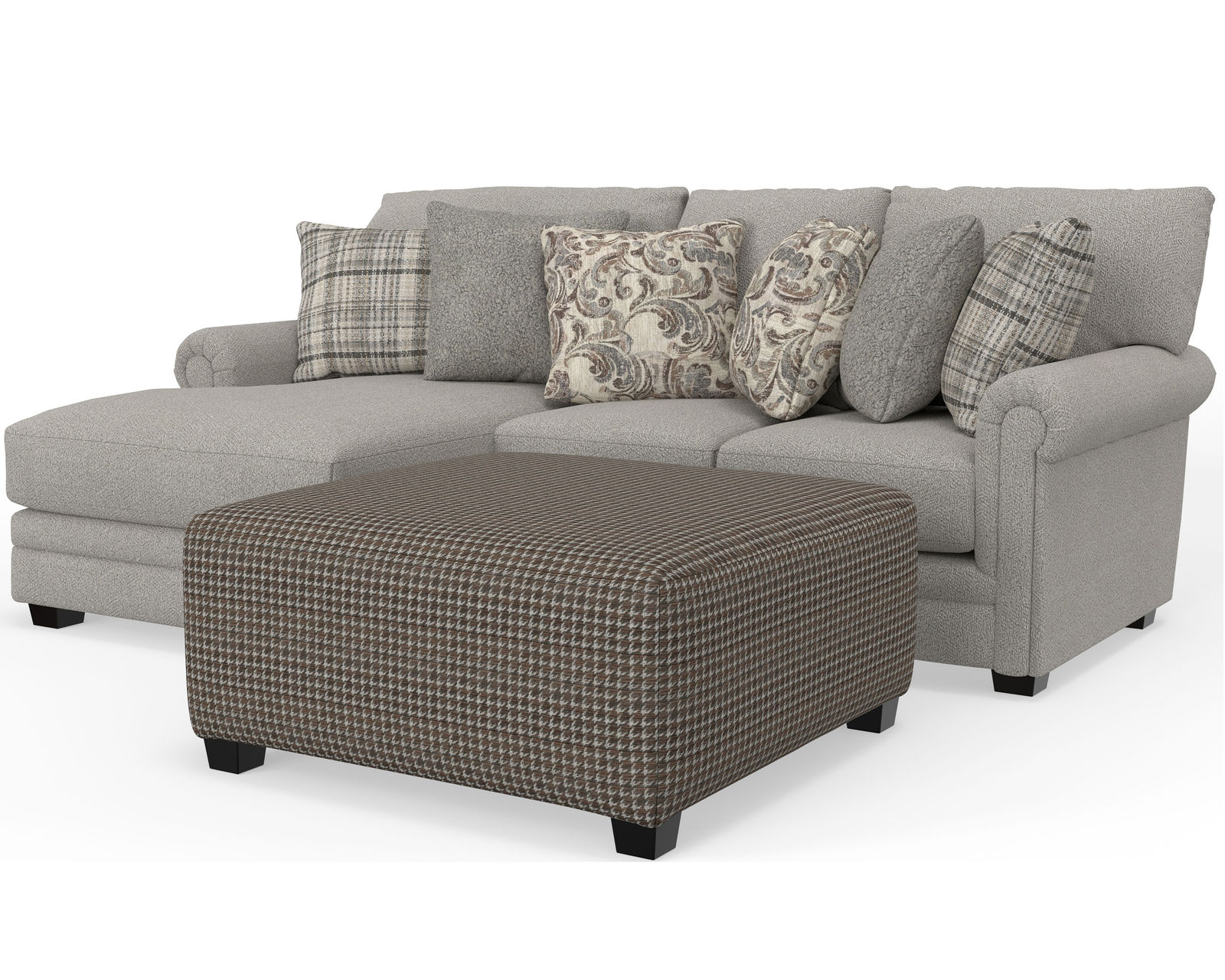 Livingston 3345 Modular Sectional (includes pillows) - Layout B: Two Piece Sectional 66" x 94" (ottoman available)