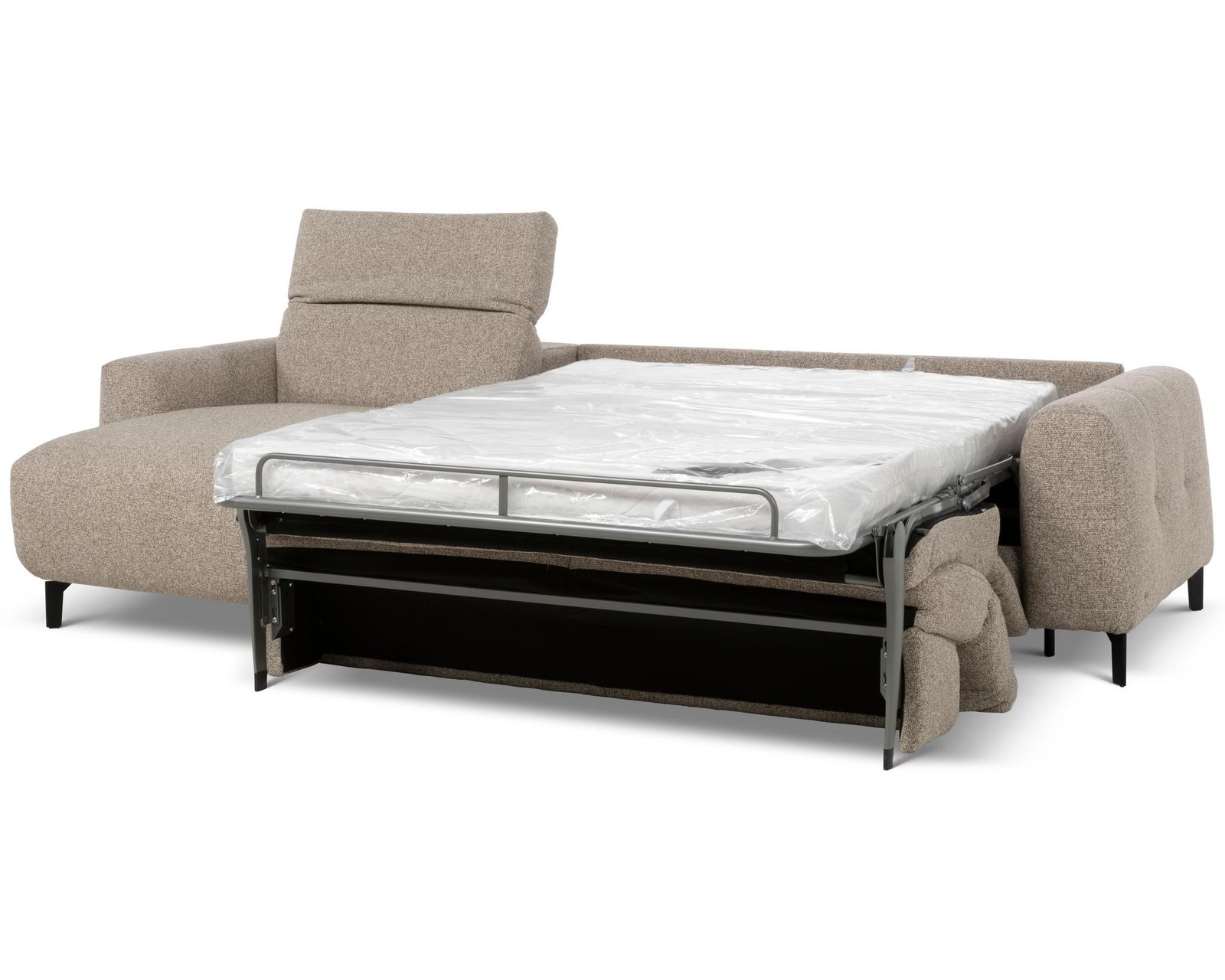 Capri C325 Chaise Sleeper Sectional (+45 fabrics) - Layout B: Two Piece Full Size Sleeper Sectional 65" x 111"