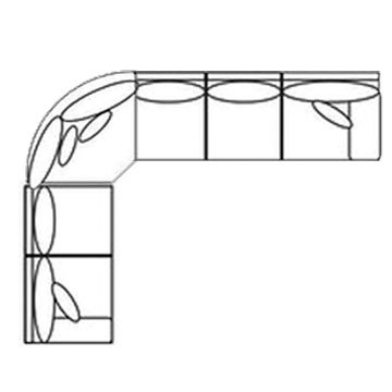 Layout O: Three Piece Sectional 78" x 161
