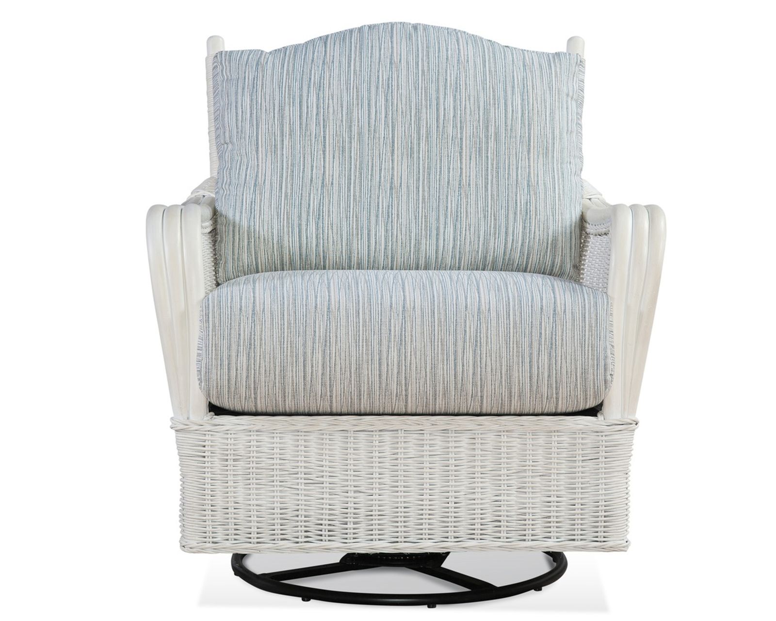 Bodega Bay 84" Rattan Sofa (+28 finishes +69 fabrics) - Bodega Bay Rattan Swivel Glider